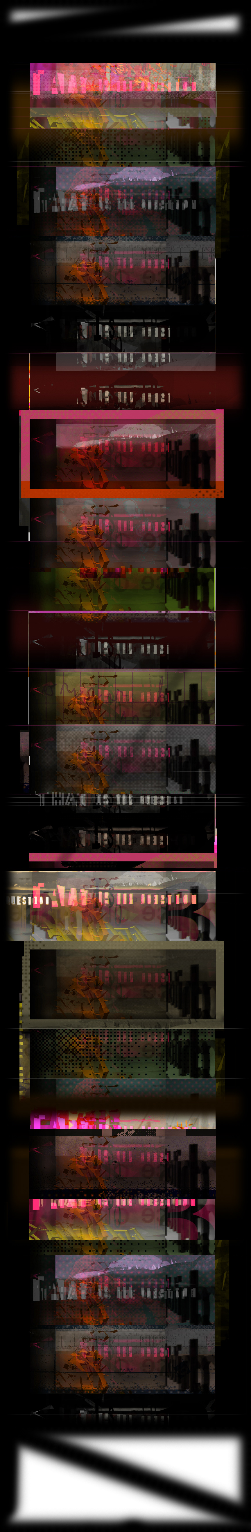 that is the question - nonsense - to whom, for whom, and that not-readiness, //// scratch that - slower now