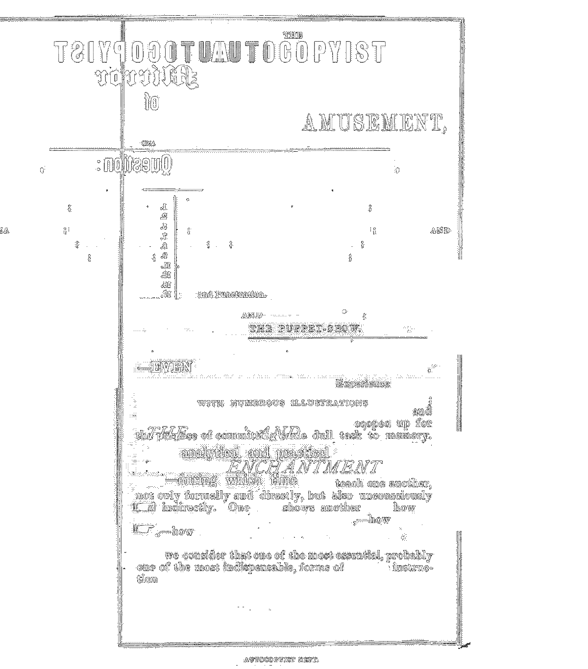 auto copy - call me sometime and we will talk about it - taking time