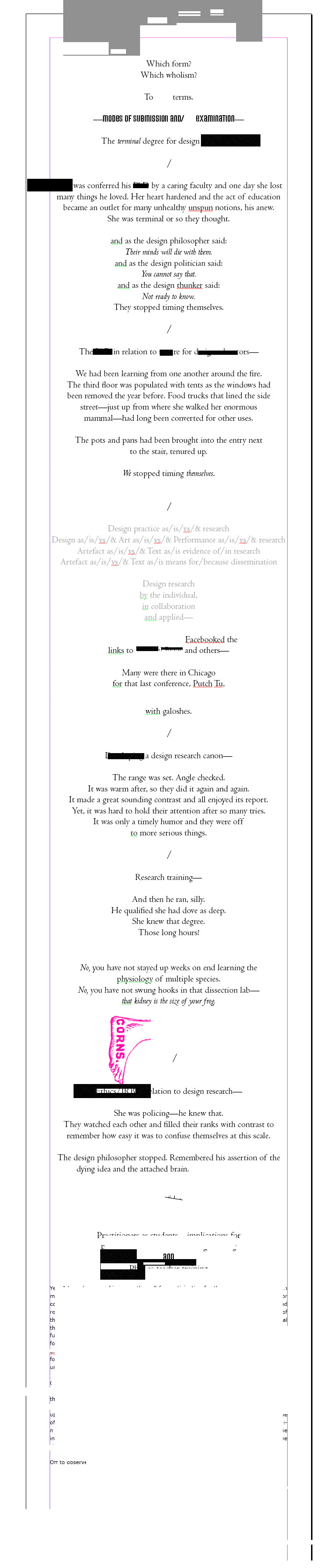 a large image of words, yet, what is more important is here: what do we edit for our form of wholism —